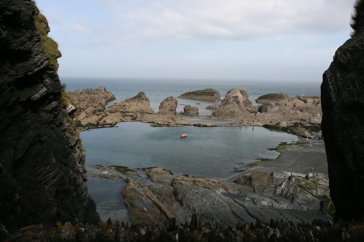 Tunnels Beaches, Ilfracombe, British Coast, Regno Unito
