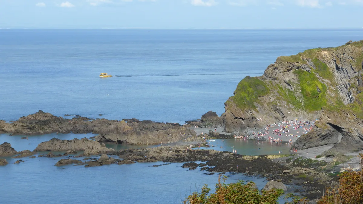 Tunnels Beaches, Ilfracombe, British Coast, Regno Unito — 5