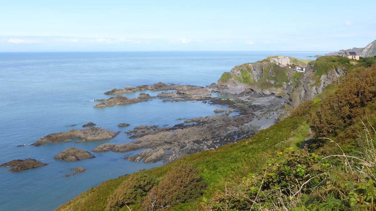 Tunnels Beaches, Ilfracombe, British Coast, Regno Unito — 6