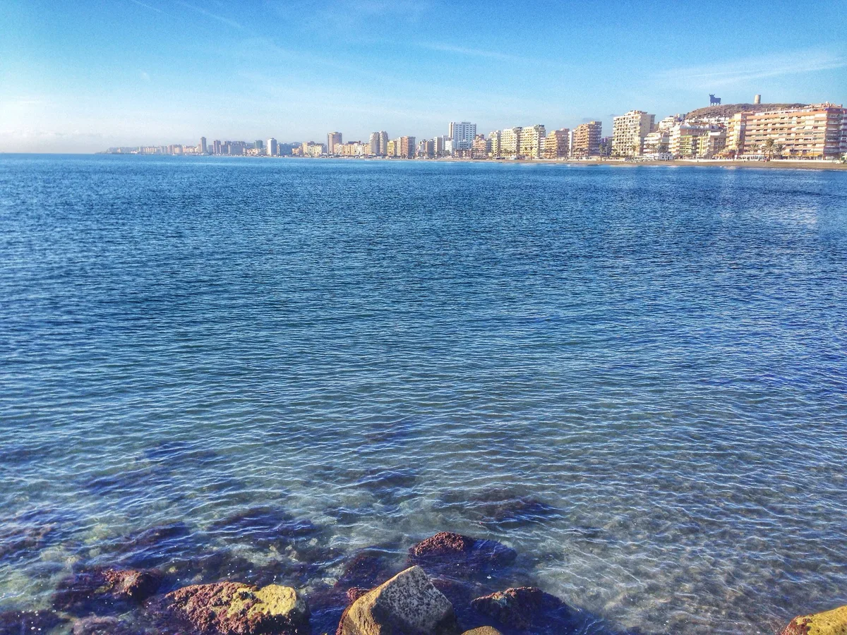 Playa de Torreblanca, Fuengirola, Andalusia, España — 2