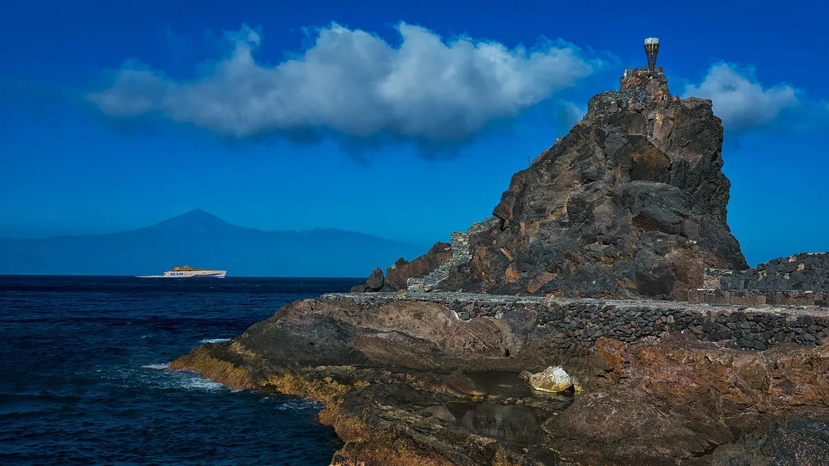 Playa de La Dama, Alajeró, Canary Islands, España — 2