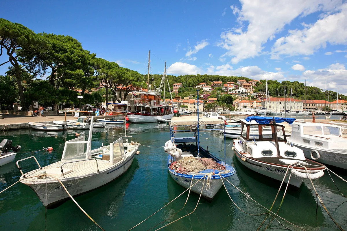 Plage de Mina, Jelsa, Adriatic Islands, Croatie — 6