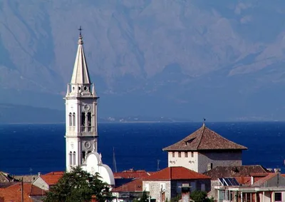Plage de Mina, Jelsa, Adriatic Islands, Croatie — 2