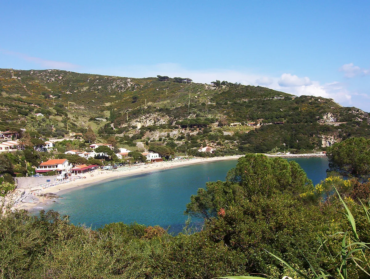 Plage de Cavoli, Campo nell'Elba, Tuscany, Italie — 4