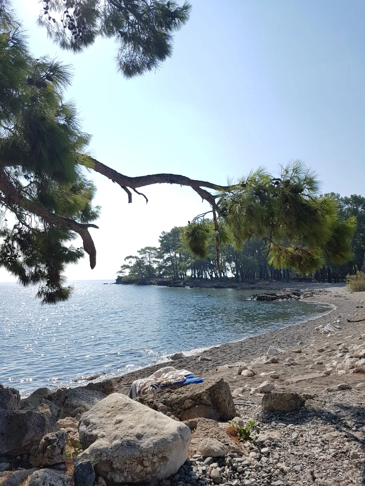 Playa de Phaselis, Kemer, Turkish Riviera, Turquía — 4