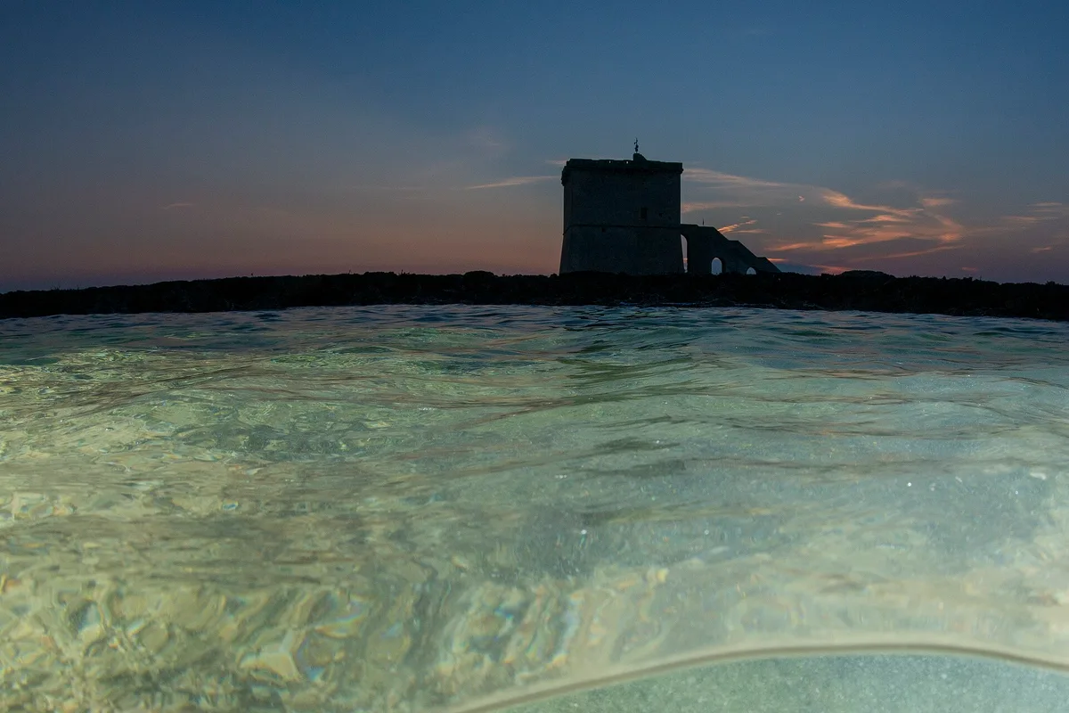 Plage de Torre Lapillo, Porto Cesareo, Puglia, Italie — 6