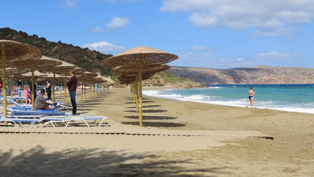 Plage de Vai, Siteia, Crete, Grèce — 6