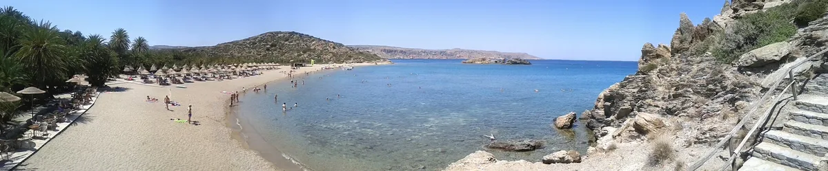 Plage de Vai, Siteia, Crete, Grèce — 5