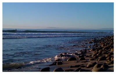 Plage de Rincon Point, Carpinteria, California Coast, États-Unis — 2