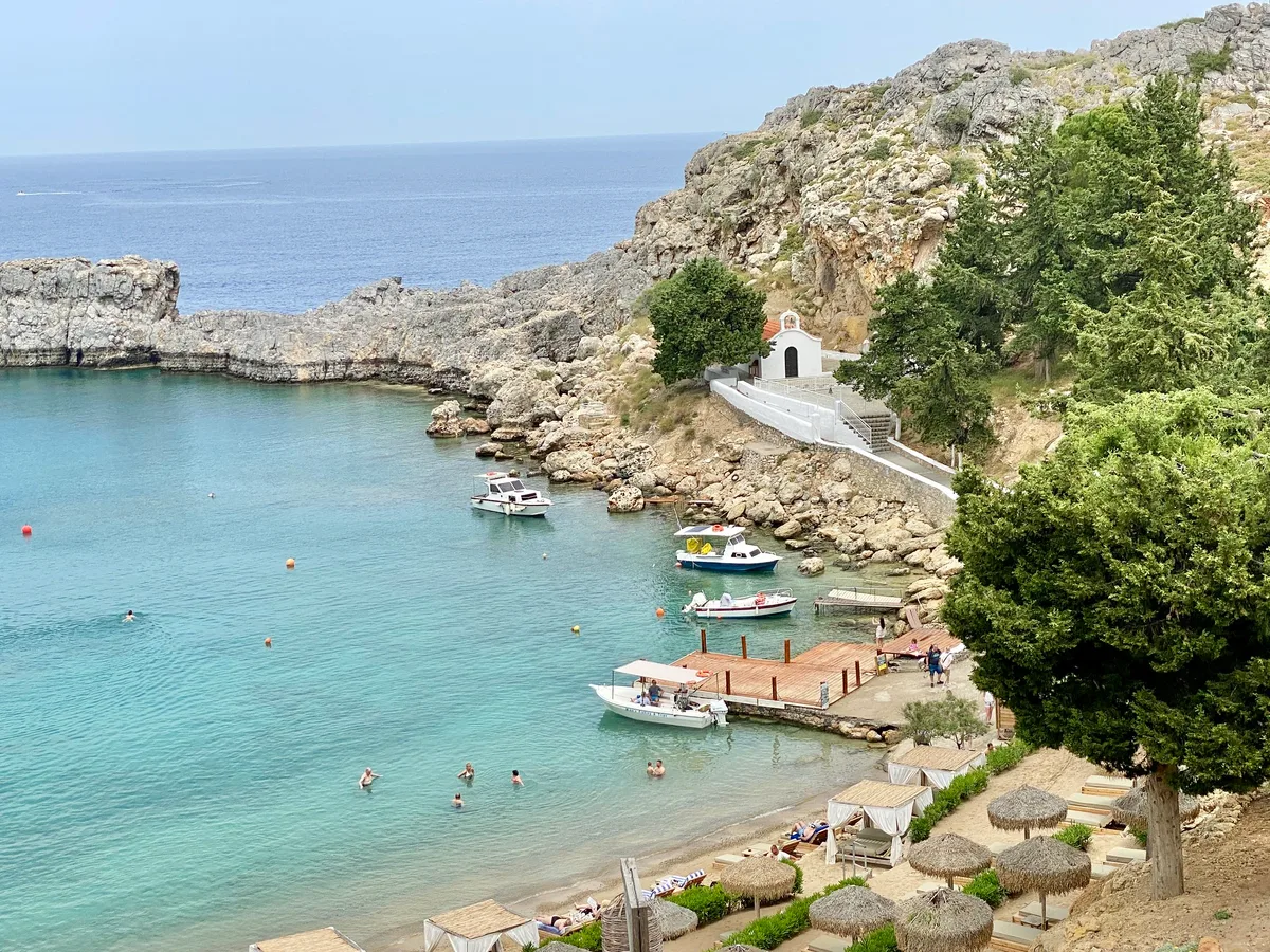 Agios Pavlos-Strand, Lindos, South Aegean, Griechenland — 2
