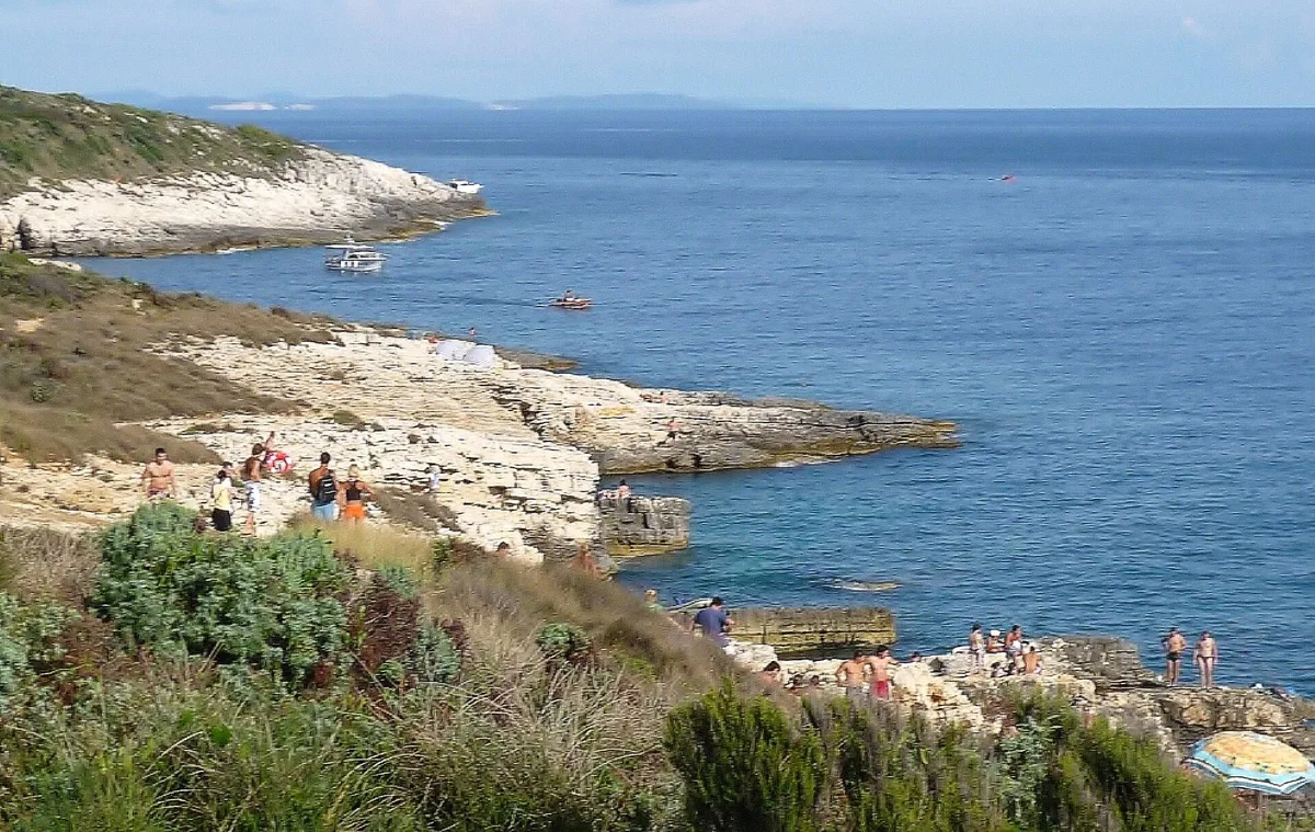 Plage de Rt Kamenjak, Premantura, Istria, Croatie — 5