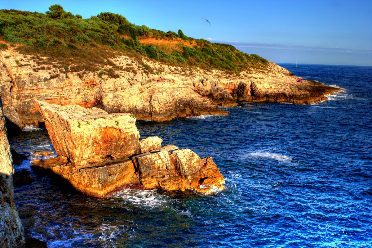 Plage de Rt Kamenjak, Premantura, Istria, Croatie — 3