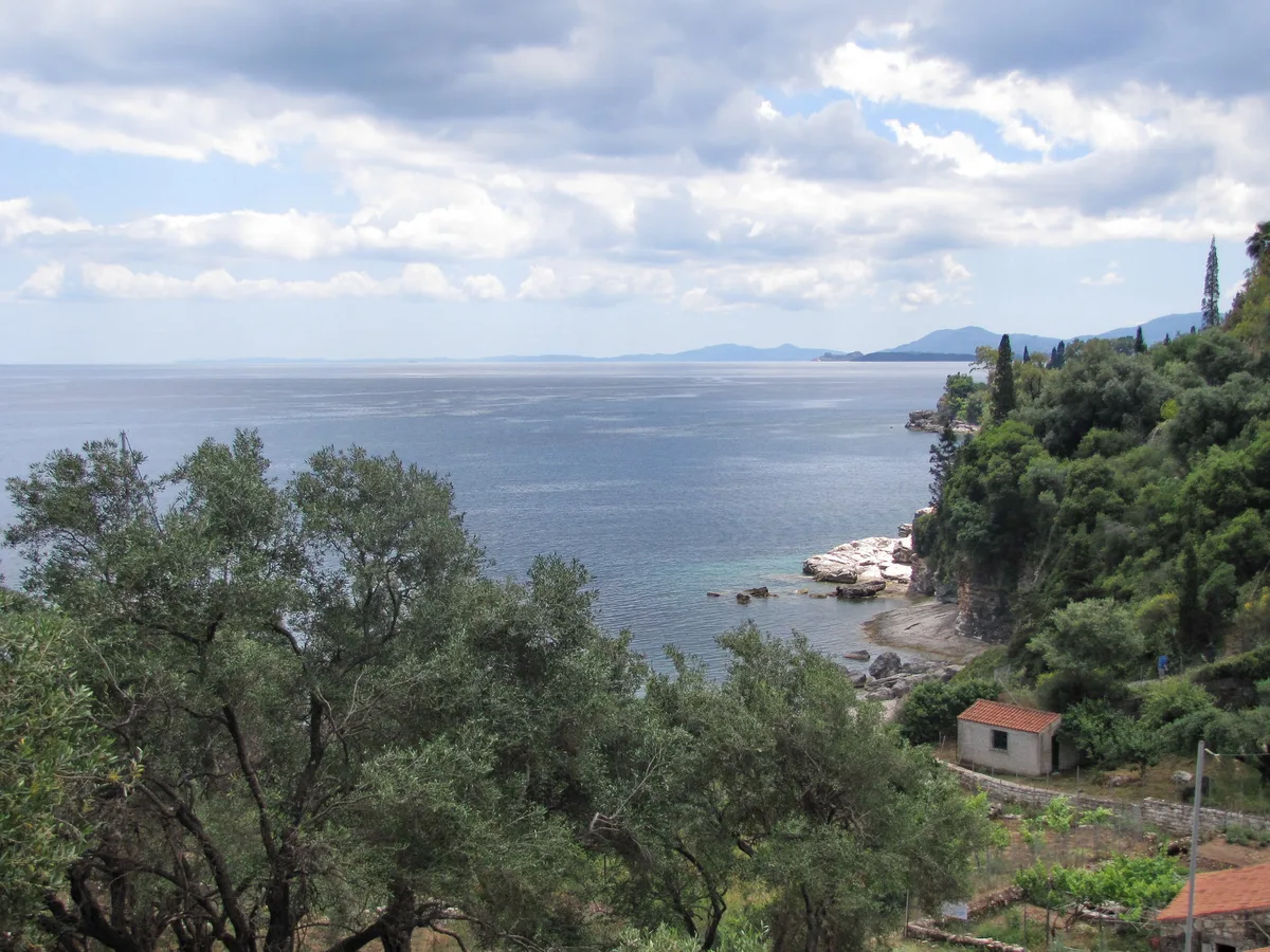 Agni-strand, Gimari, Ionian Islands, Griekenland — 2
