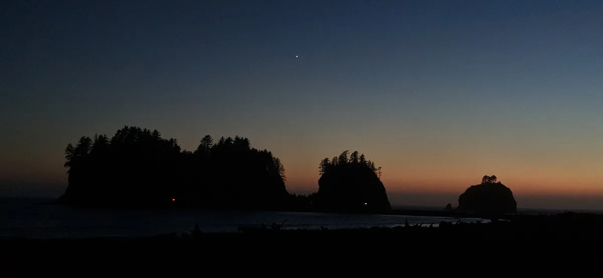 First Beach, Clallam County, Pacific Northwest, Verenigde Staten