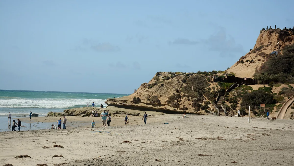 Plage de Torrey Pines State, San Diego, California Coast, États-Unis — 5