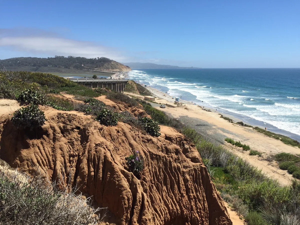 Plage de Torrey Pines State, San Diego, California Coast, États-Unis — 2