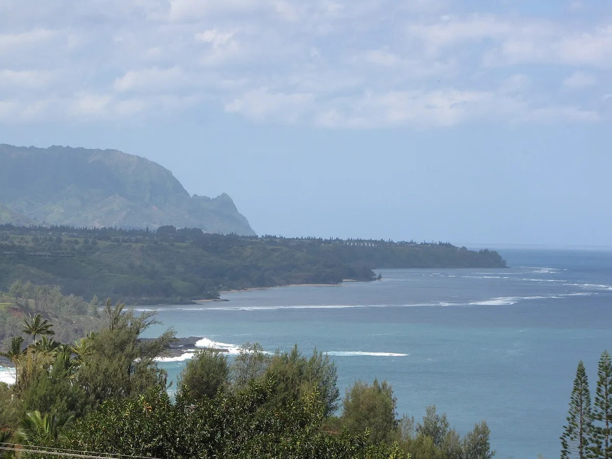 Plage d'Anini, Kilauea, Hawaii, États-Unis — 5