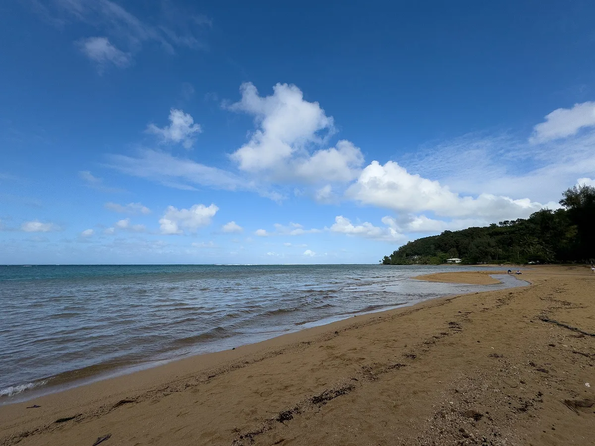 Plage d'Anini, Kilauea, Hawaii, États-Unis
