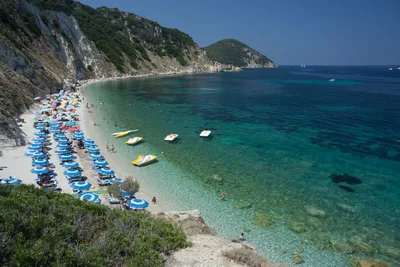 Plage de la Sorgente, Portoferraio, Tuscany, Italie — 5