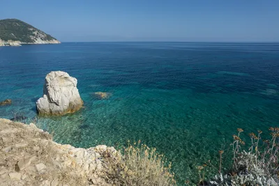 Plage de la Sorgente, Portoferraio, Tuscany, Italie — 6