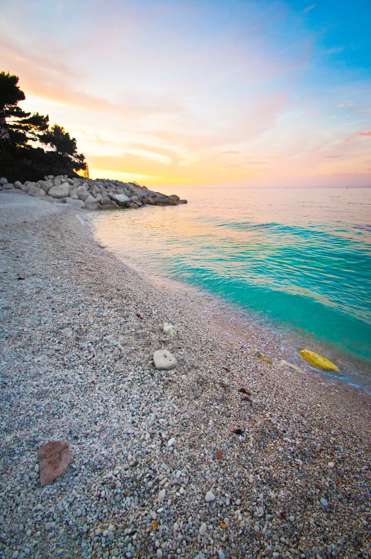 Scalaccia Beach, Ancona, Marche, Italy