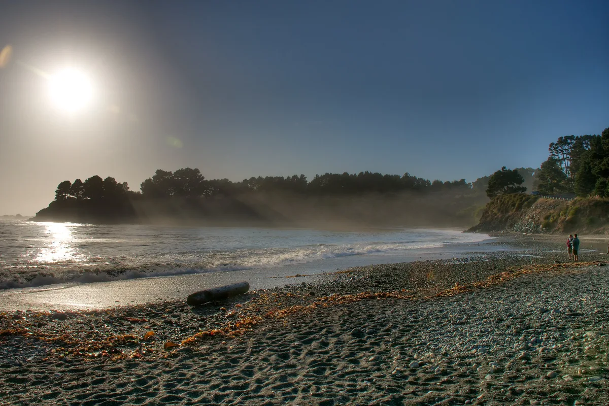 Van Damme State Beach, Little River, California Coast, États-Unis — 5