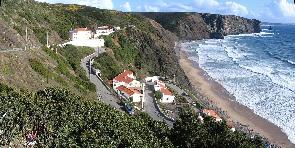 Plage d'Arrifana, Aljezur, Portuguese Atlantic, Portugal