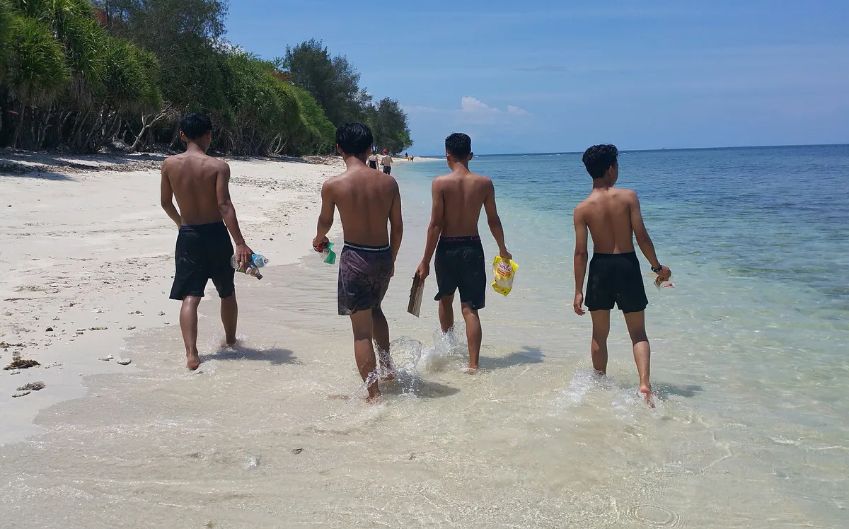 Plage de Gili Nanggu, Sekotong, Lesser Sunda Islands, Indonésie — 6