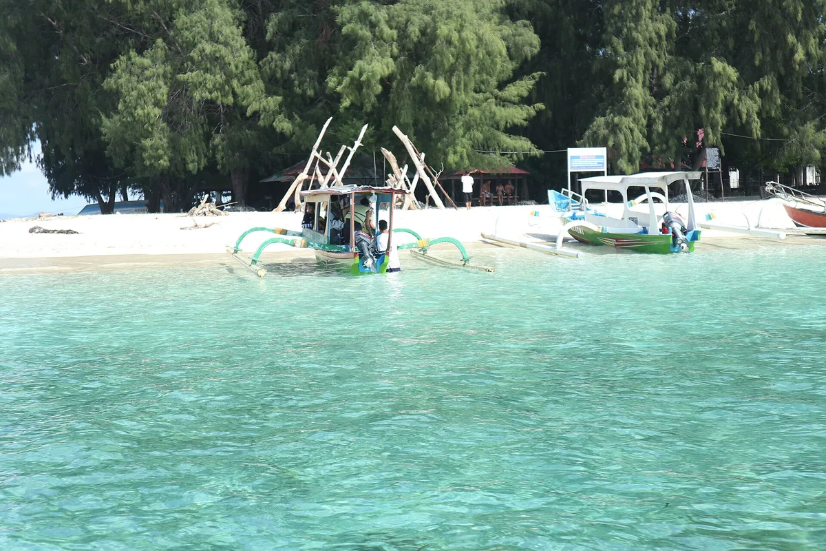 Plage de Gili Nanggu, Sekotong, Lesser Sunda Islands, Indonésie — 4