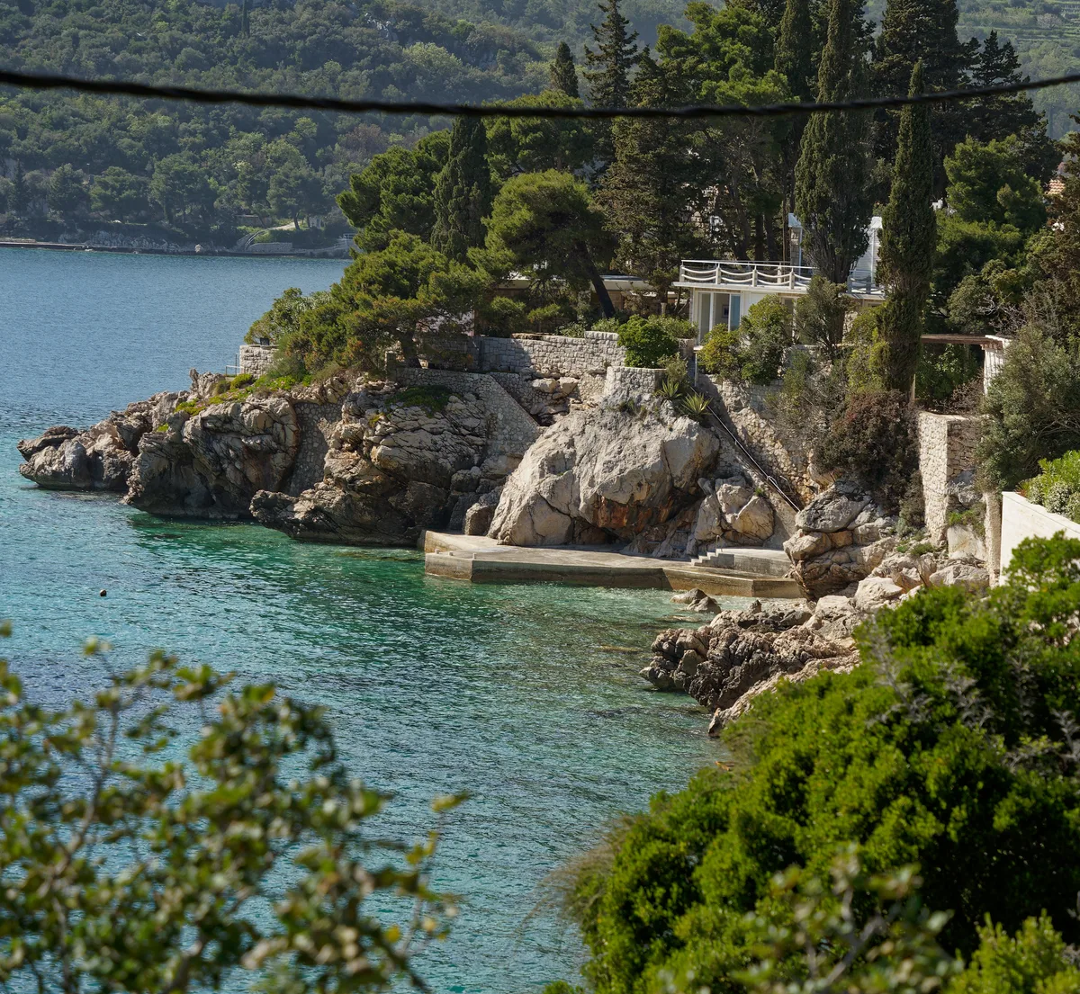 Plage d'Uvala Zaton Mali, Dubrovnik, Dalmatia, Croatie — 4