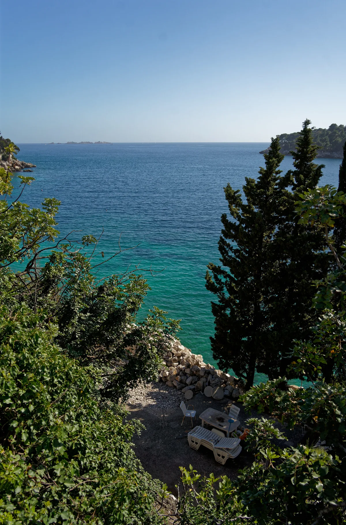 Plage d'Uvala Zaton Mali, Dubrovnik, Dalmatia, Croatie — 3
