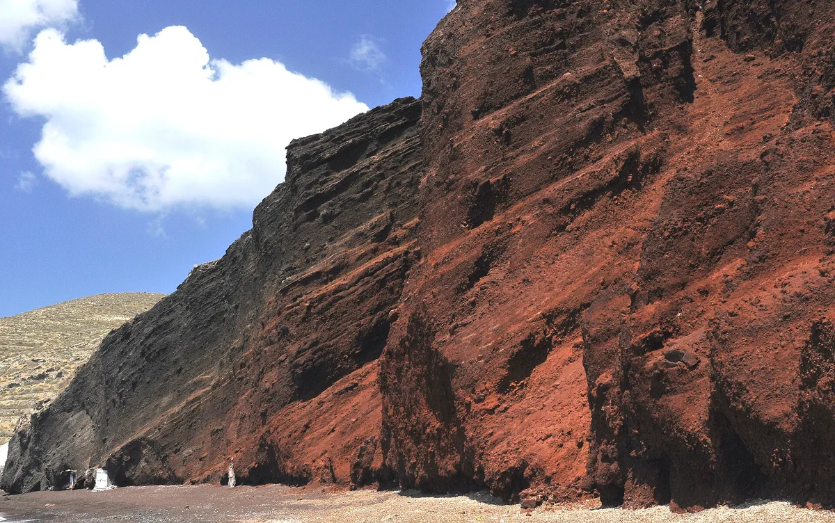 Plage d'Akrotiri, Cyclades, Grèce — 3