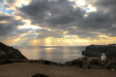 Plage d'Akrotiri, Cyclades, Grèce — 2