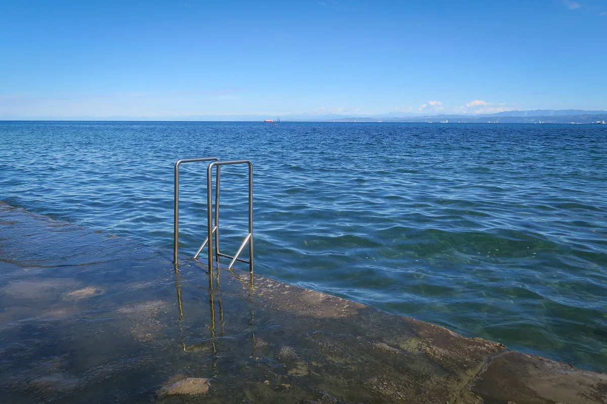 Simonov zaliv-Strand, Izola, Slovenian Riviera, Slovenia