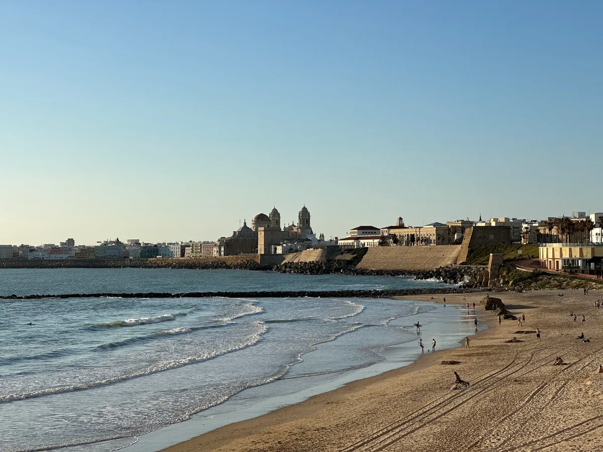 Playa Santa María del Mar, Cádiz, Andalusia, España