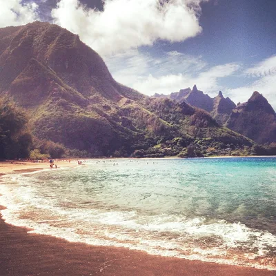 Tunnels Beach, Ha'ena, Hawaii, États-Unis — 2