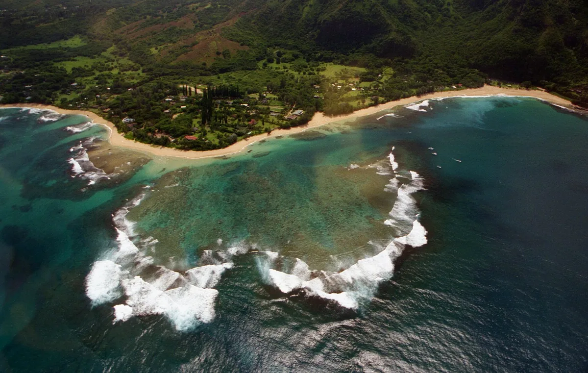 Tunnels Beach, Ha'ena, Hawaii, États-Unis — 3