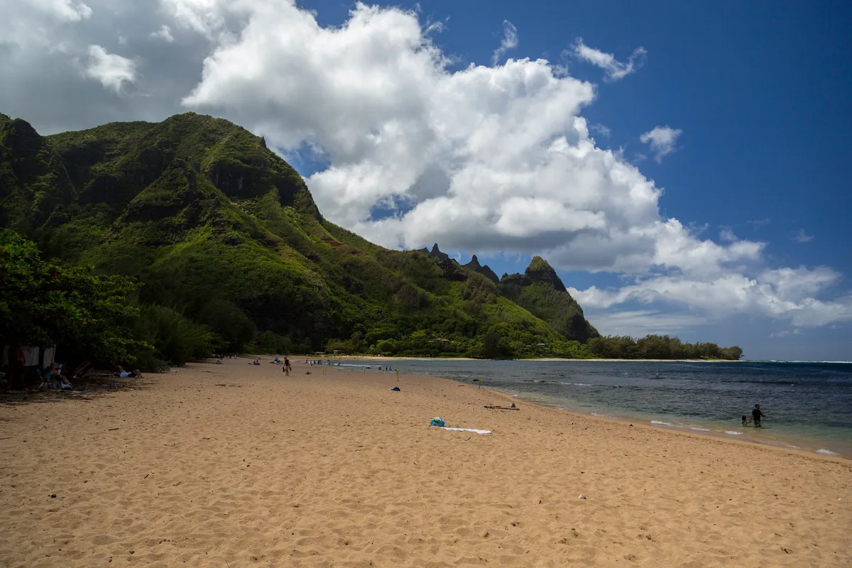 Tunnels Beach, Ha'ena, Hawaii, États-Unis