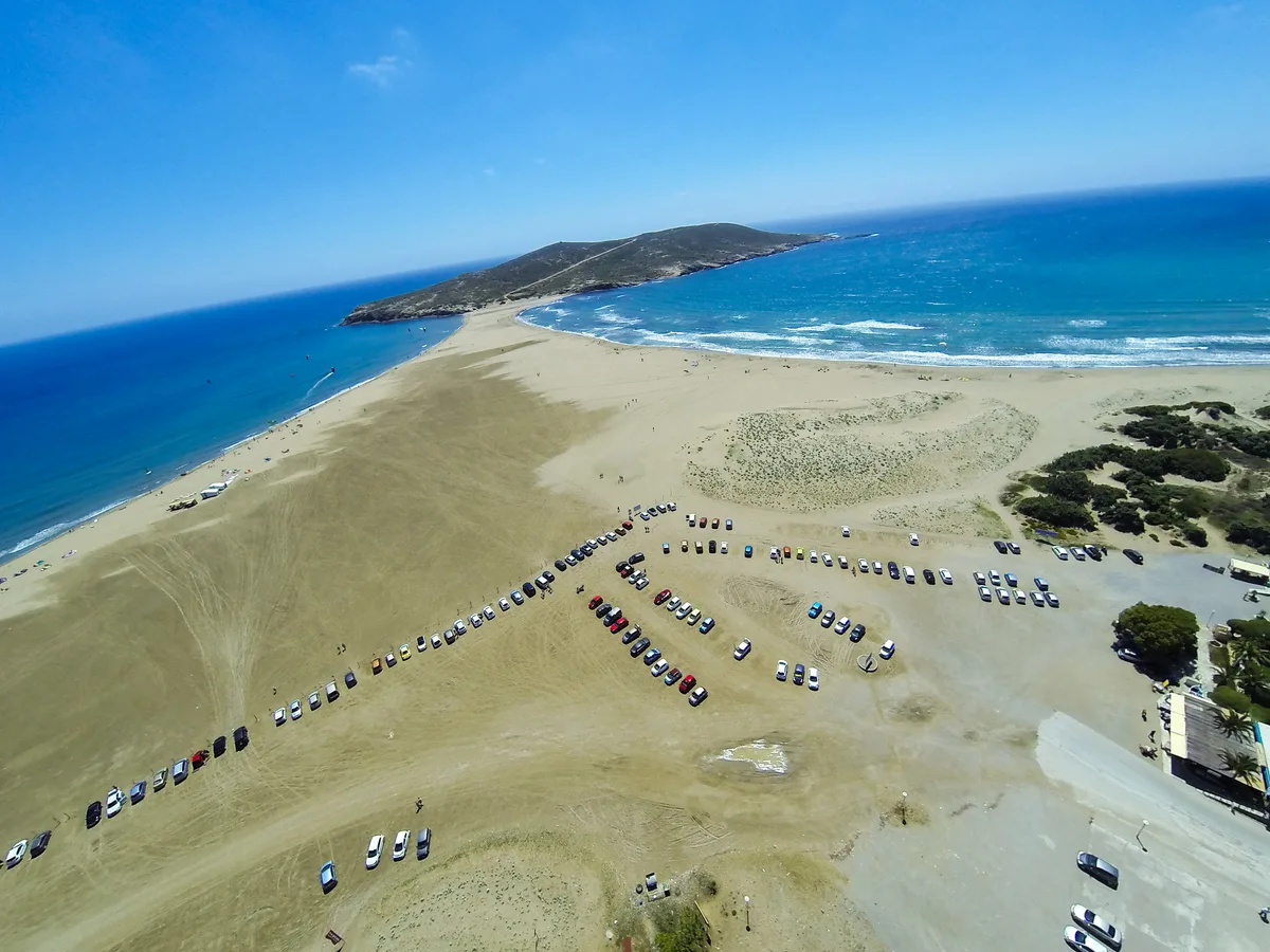 Prasonisi-Strand, Kattavia, South Aegean, Griechenland
