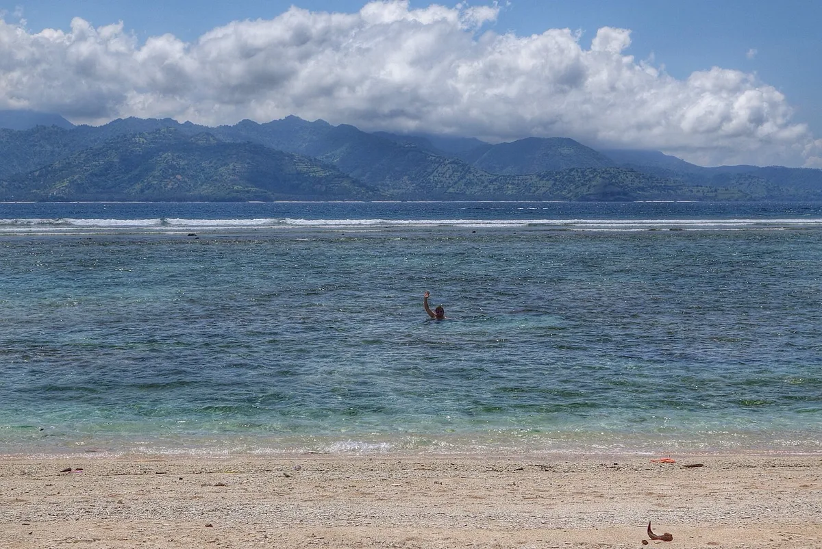 Plage de Gili Meno Karang, Gili Indah, Lesser Sunda Islands, Indonésie — 6
