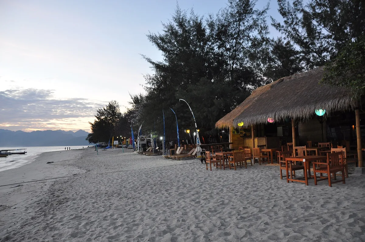 Plage de Gili Meno Karang, Gili Indah, Lesser Sunda Islands, Indonésie — 5