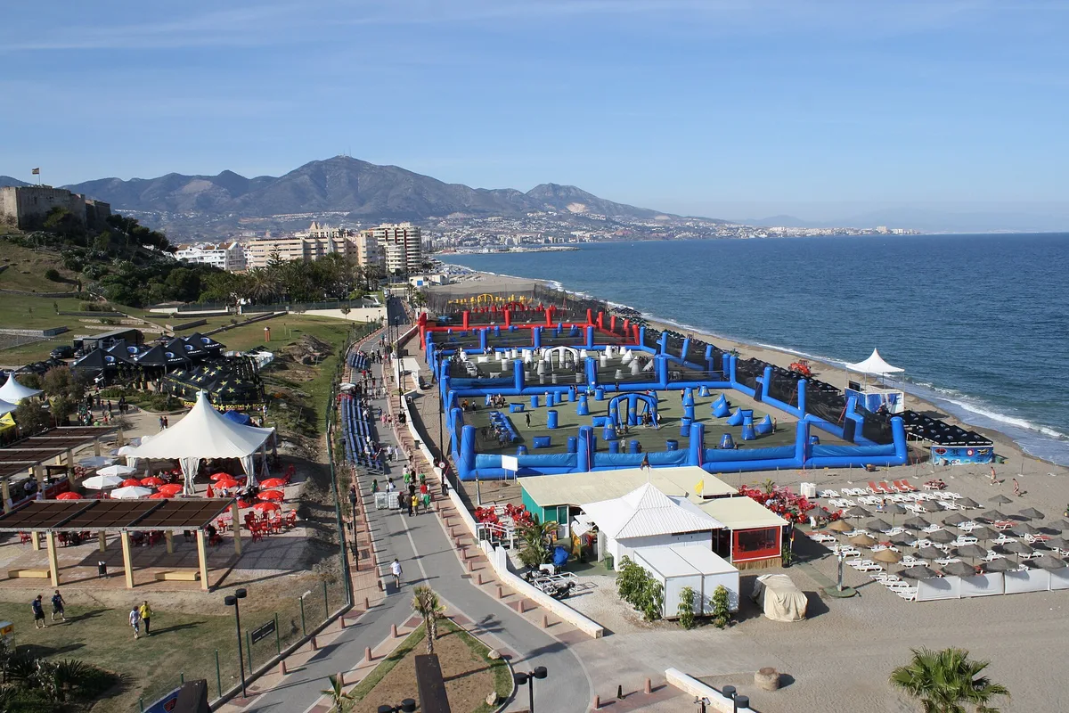 Playa del Ejido, Fuengirola, Andalusia, España — 2