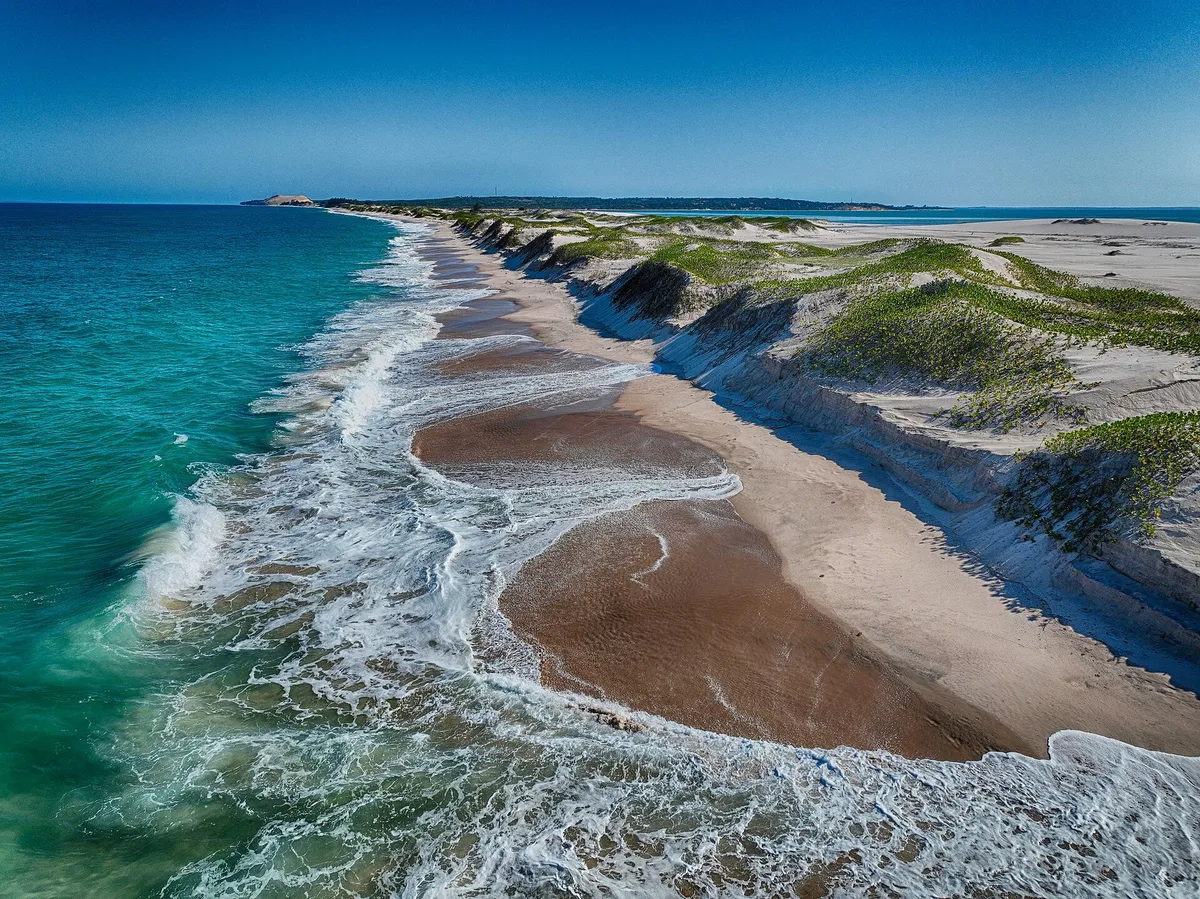 Benguerra-Strand, Vilanculos, Mozambique Channel, Mosambik — 4