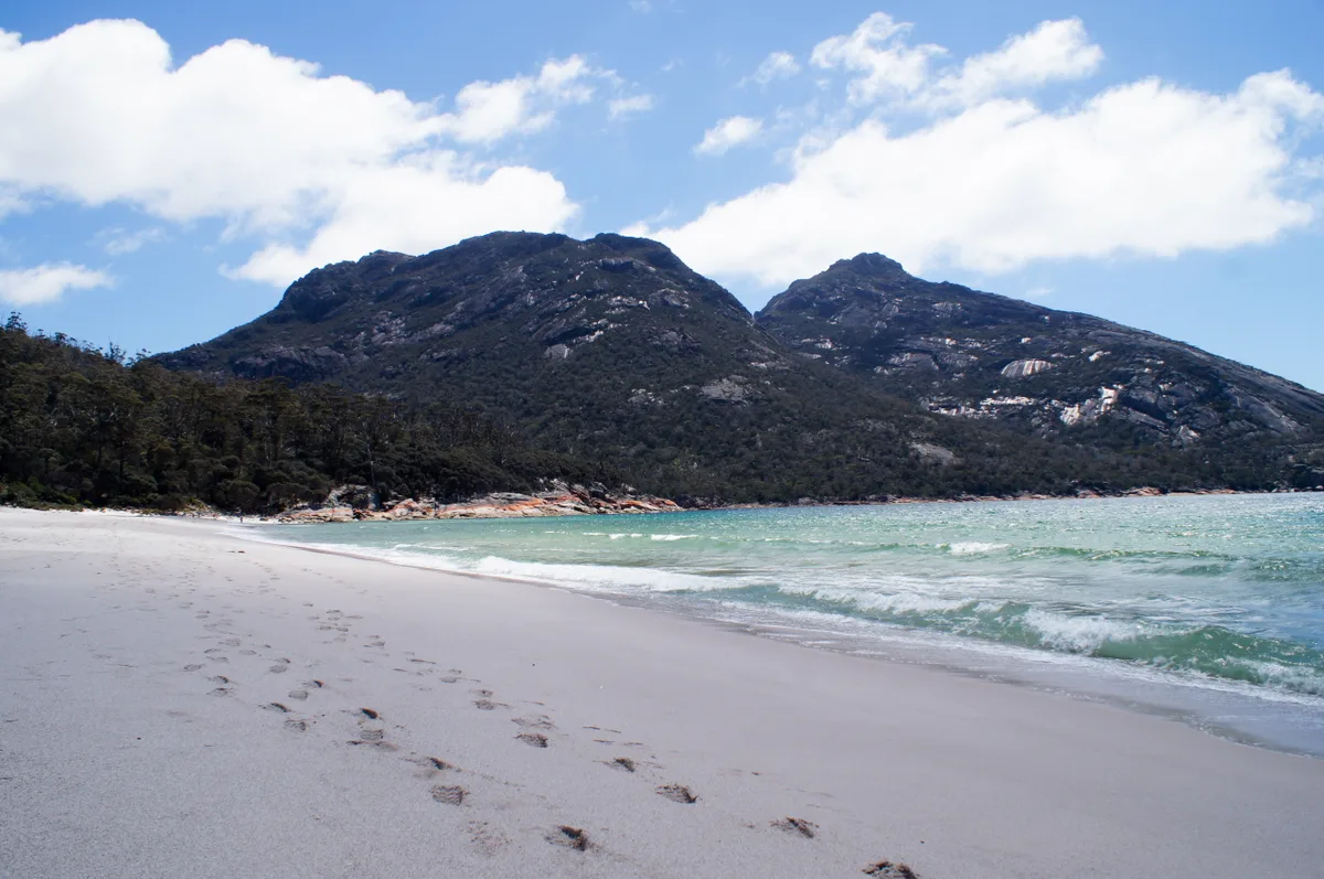 Plage de Wineglass Bay, Glamorgan-Spring Bay, Tasmania, Australie — 3