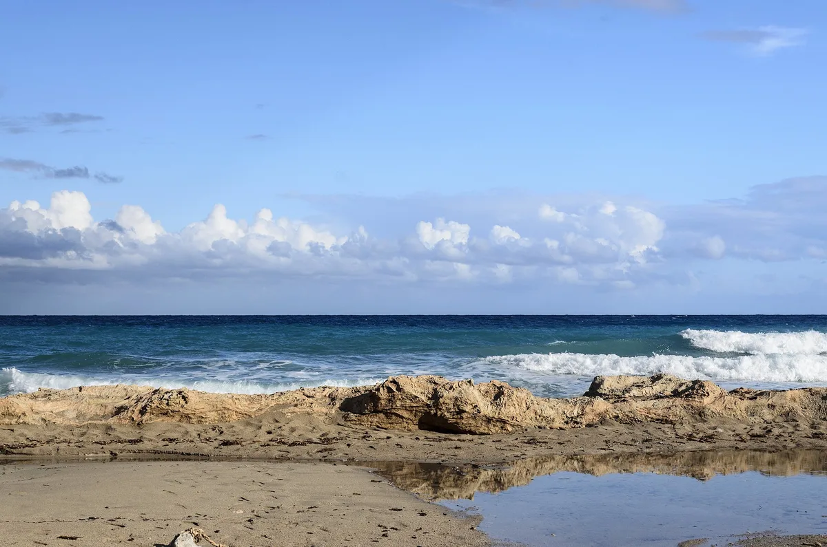Plage de Xerokampos, Siteia, Crete, Grèce — 2