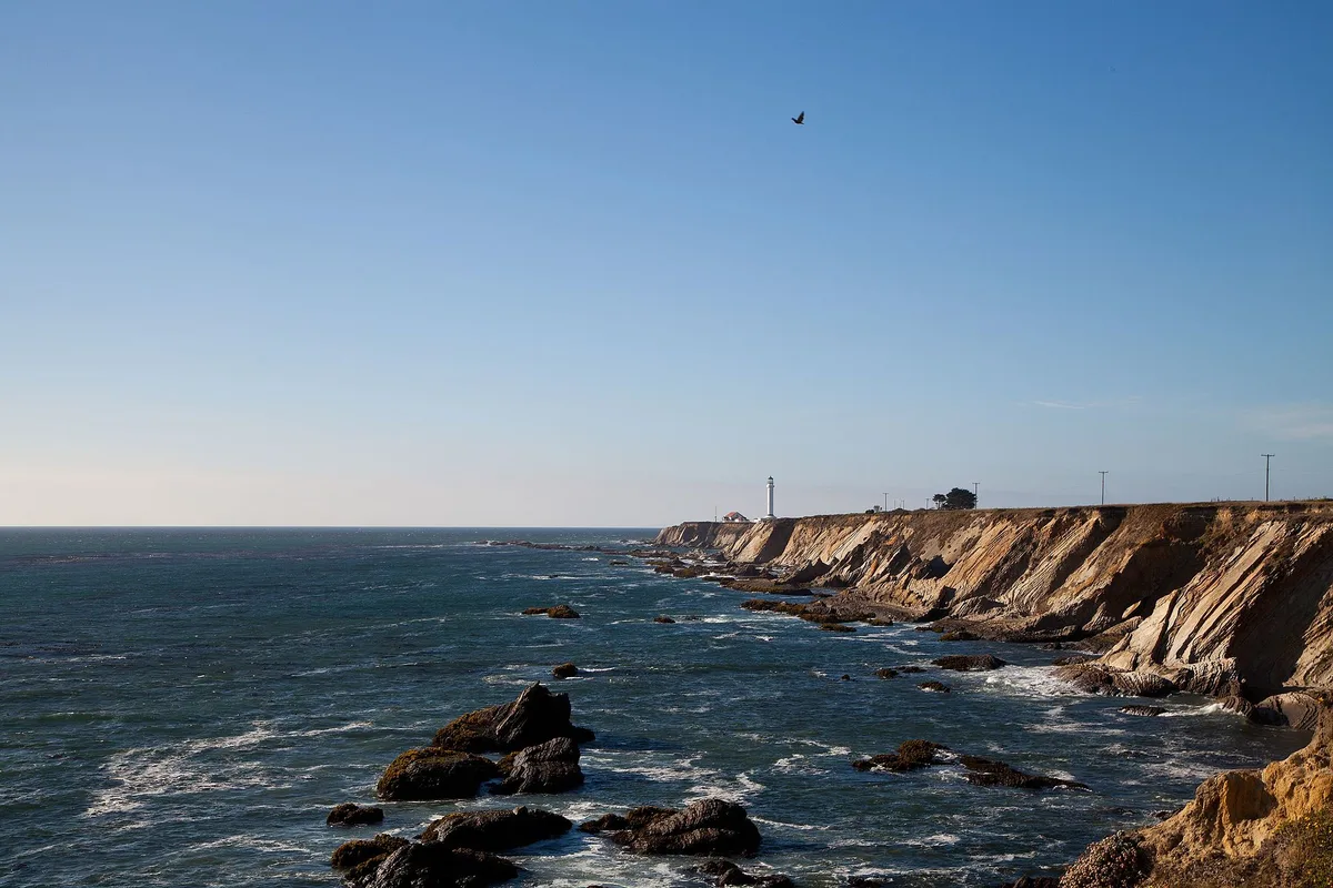 Spiaggia di Arena Cove, Point Arena, California Coast, Stati Uniti — 4