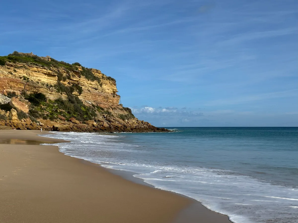 Plage de Burgau, Vila do Bispo, Portuguese Atlantic, Portugal