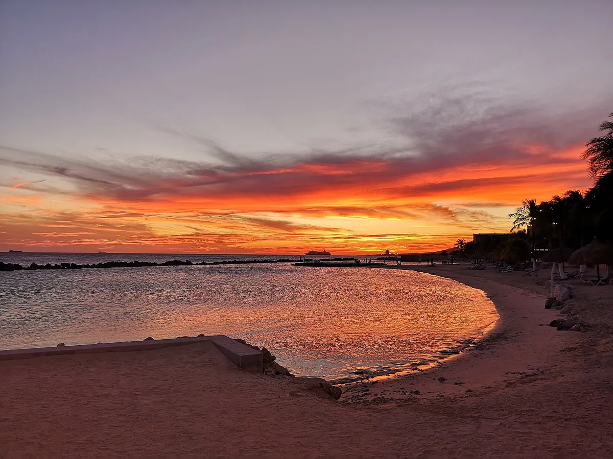 Mambo Beach, Willemstad, Lesser Antilles, Curaçao