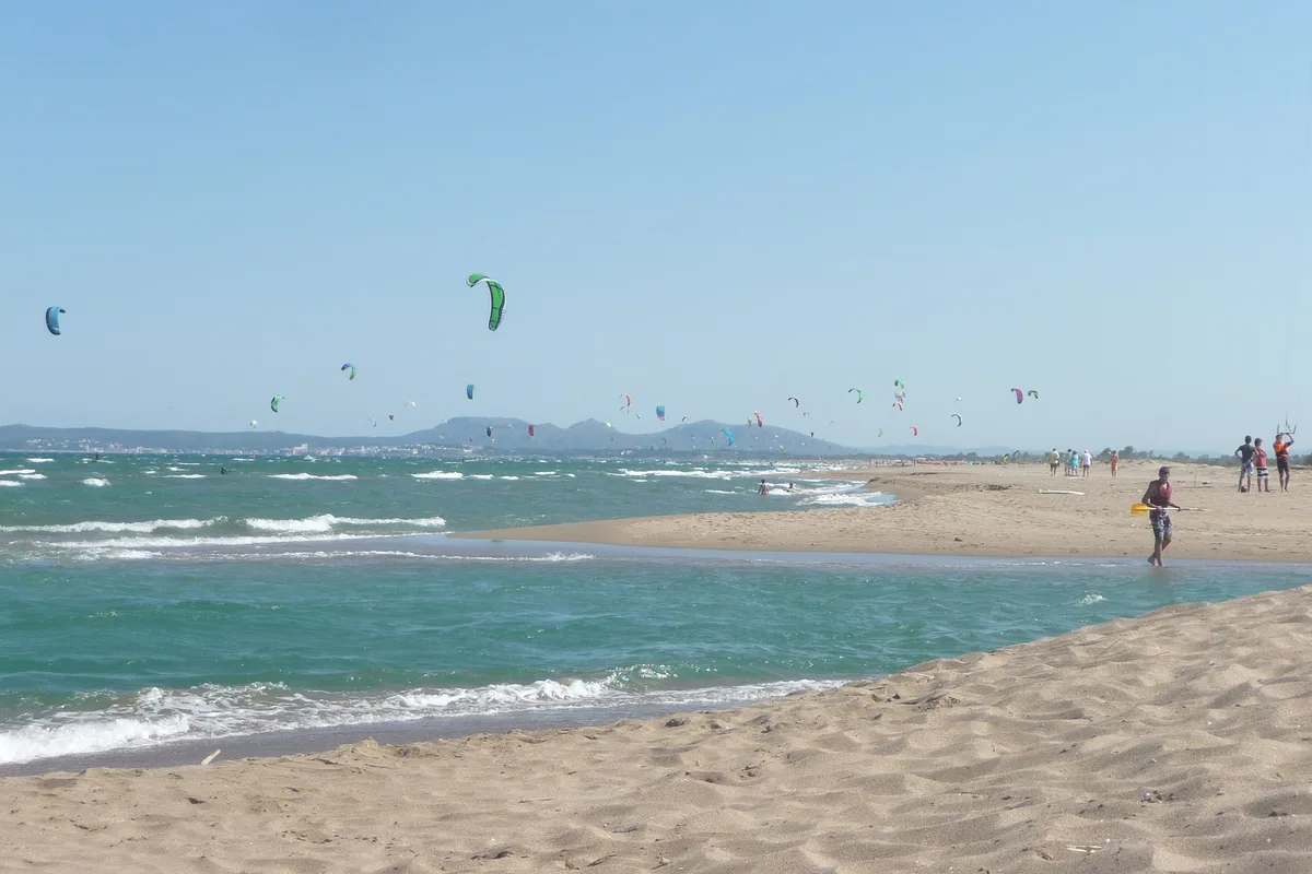 Playa de la Gola del Fluvià, Sant Pere Pescador, Catalonia, España