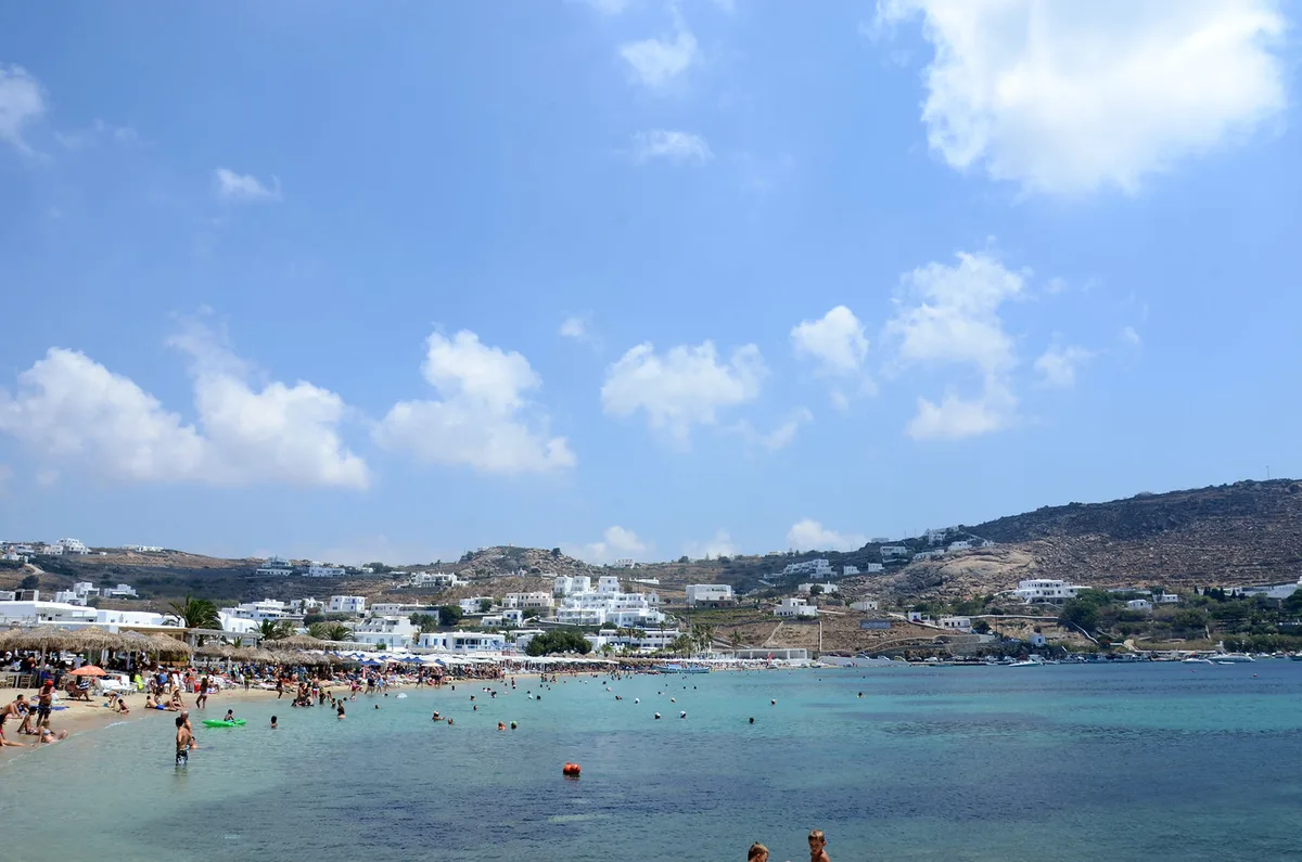 Plage de Lioliou, Cyclades, Grèce — 3